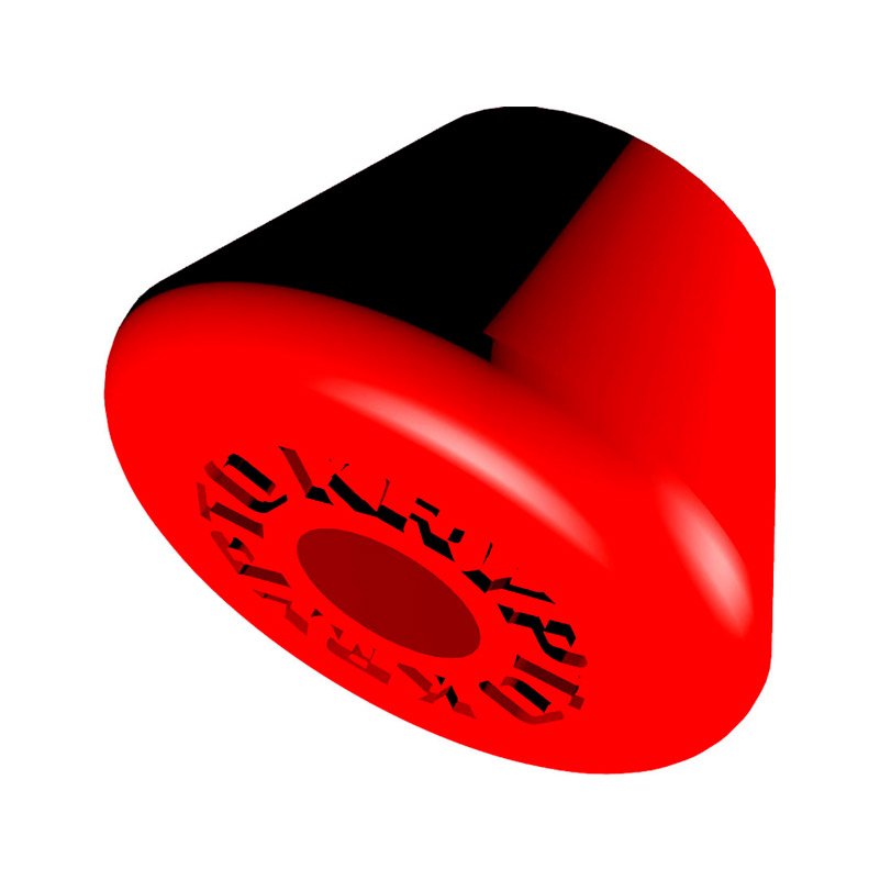 KRY_Toe_Stop_Red KRF - Freno Kryptonics per quad (1 PZ) - immagine 1